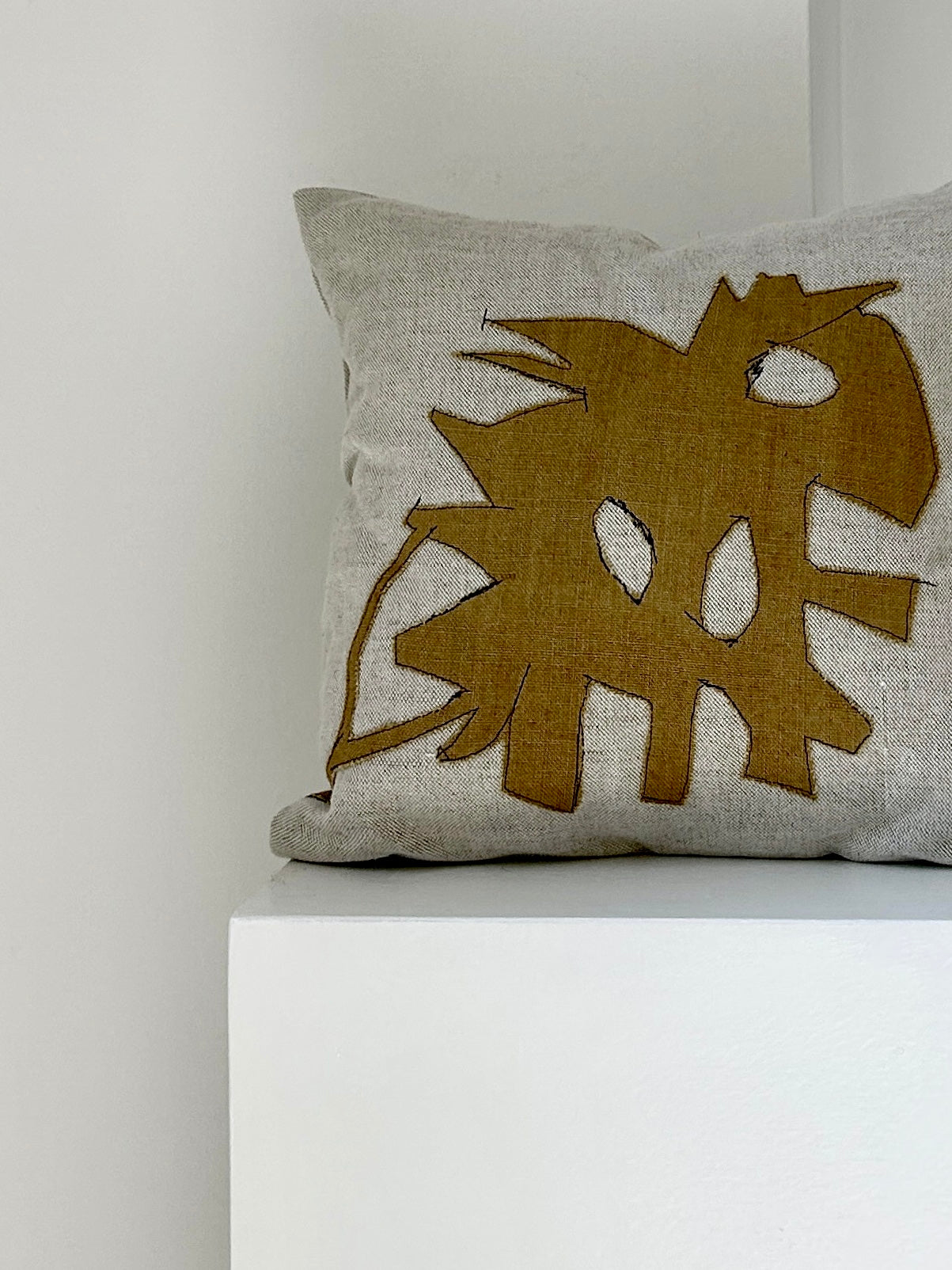 'Dungeness II' | Collage Linen Cushion