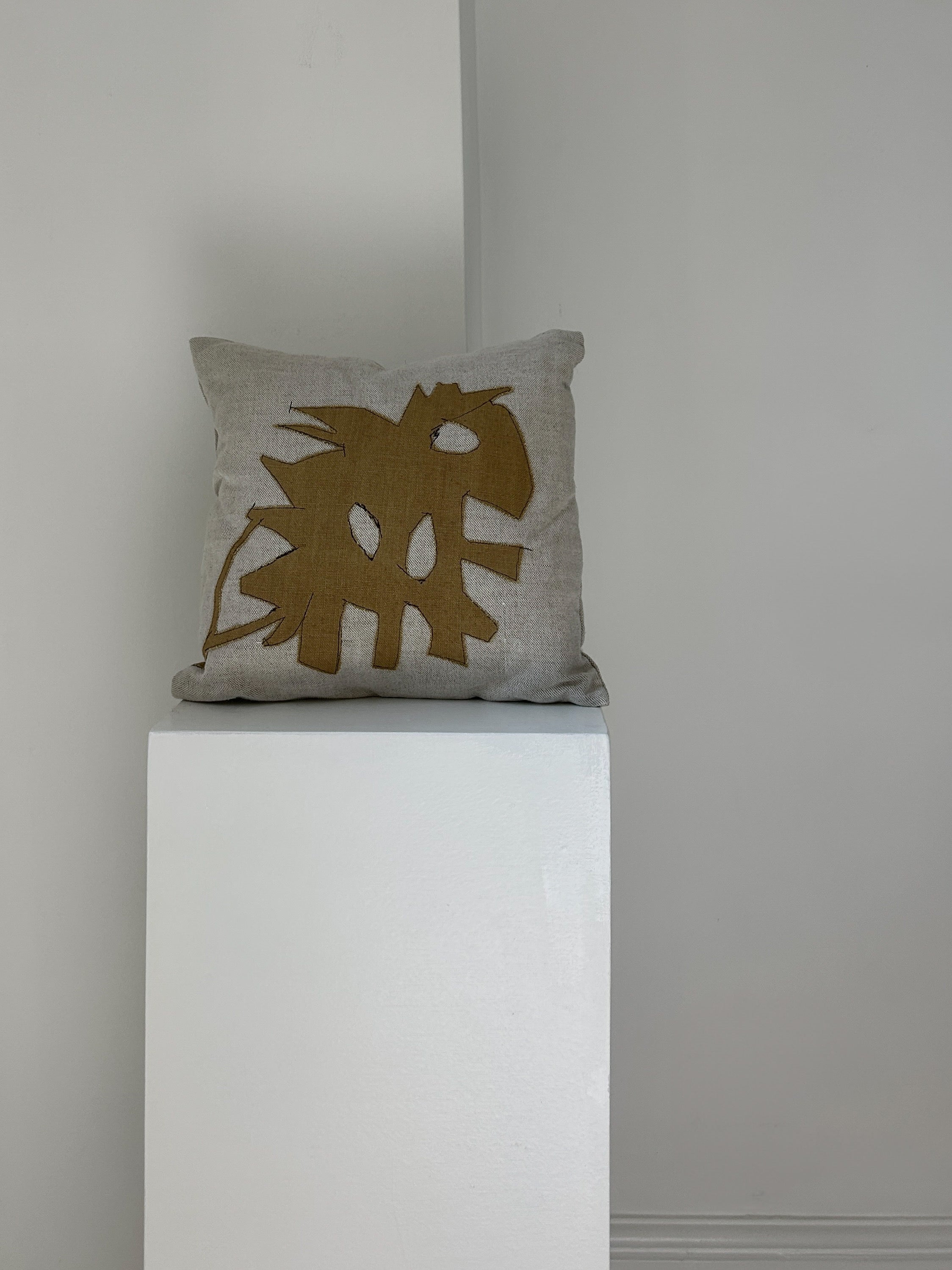 'Dungeness II' | Collage Linen Cushion
