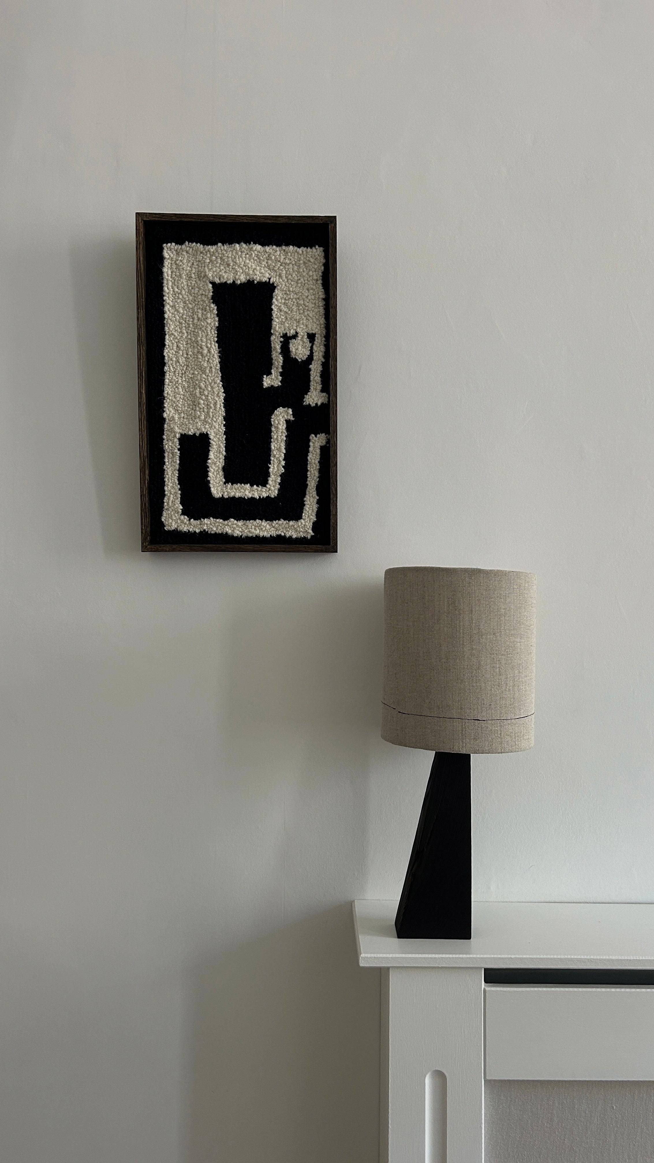'Stretch VII' | Framed Tufted Wall Piece