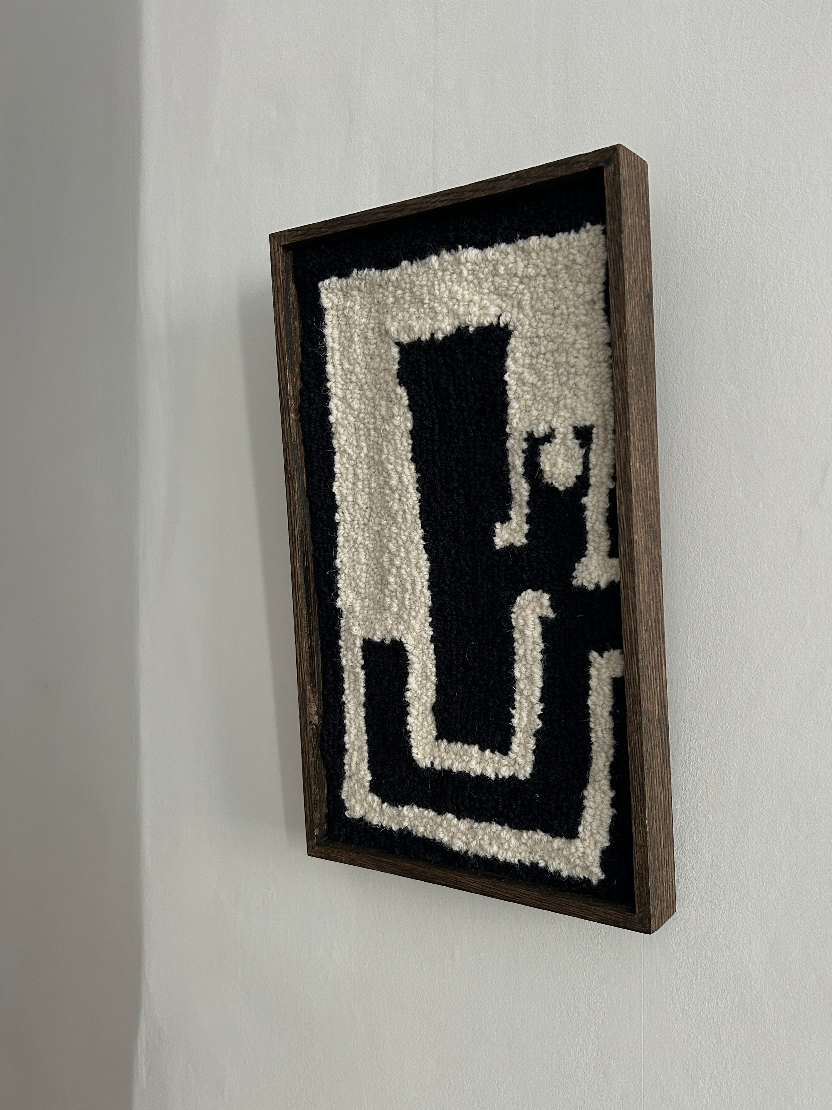 'Stretch VII' | Framed Tufted Wall Piece
