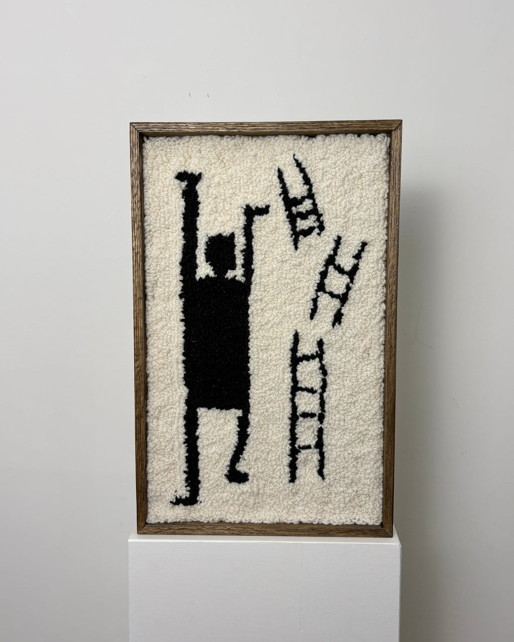 'Always Climbing' | Framed Tufted Wall Piece