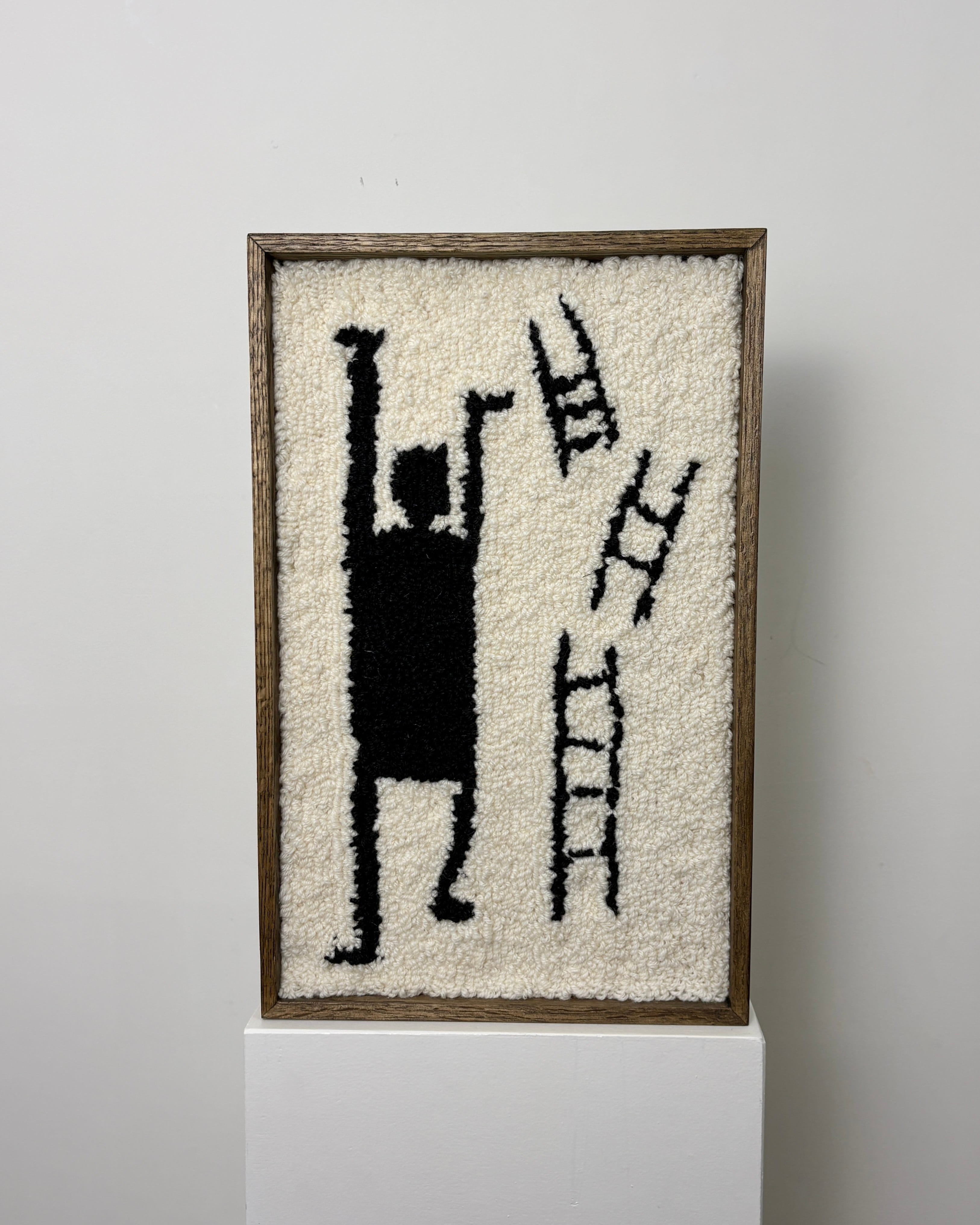 'Always Climbing' | Framed Tufted Wall Piece