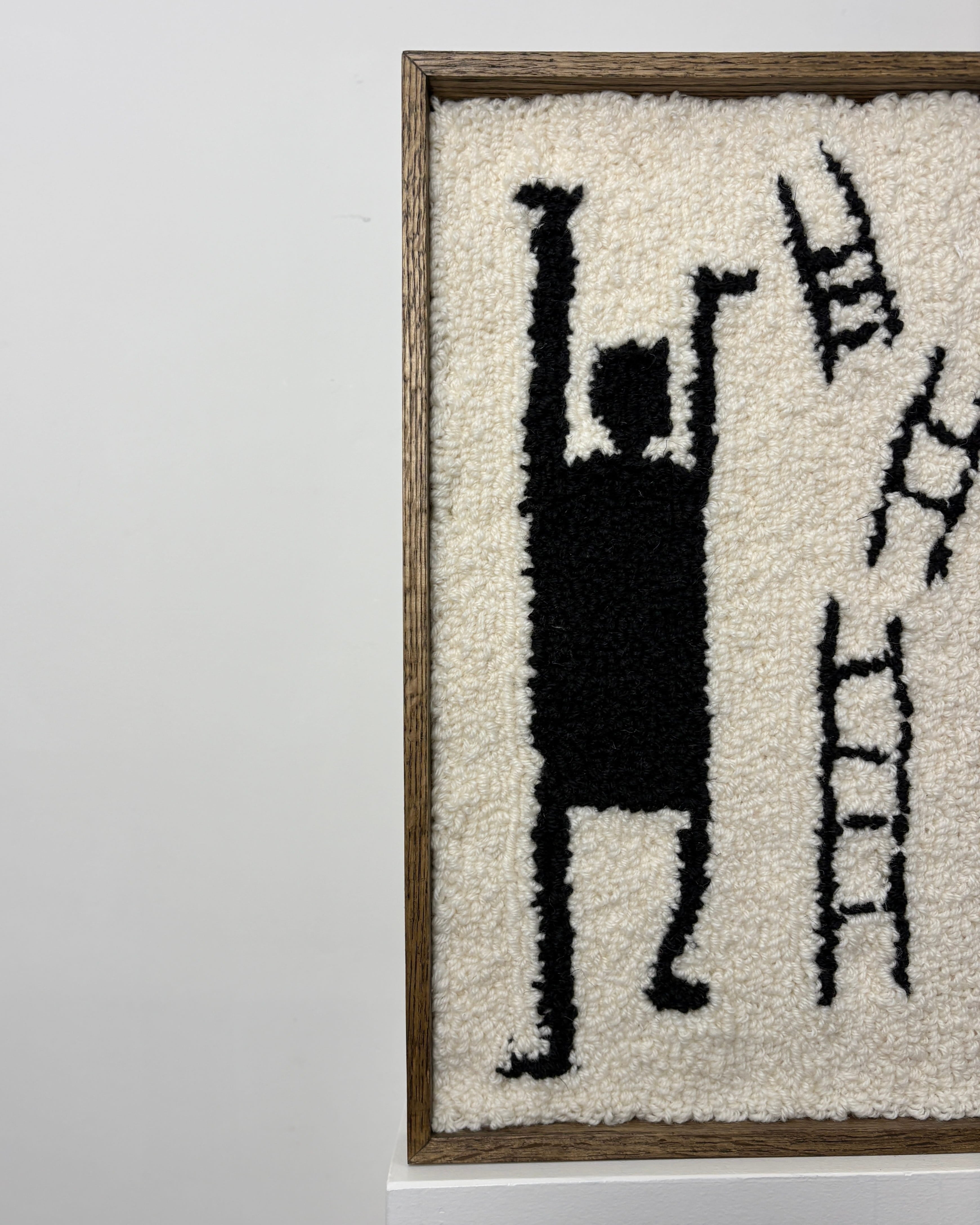 'Always Climbing' | Framed Tufted Wall Piece