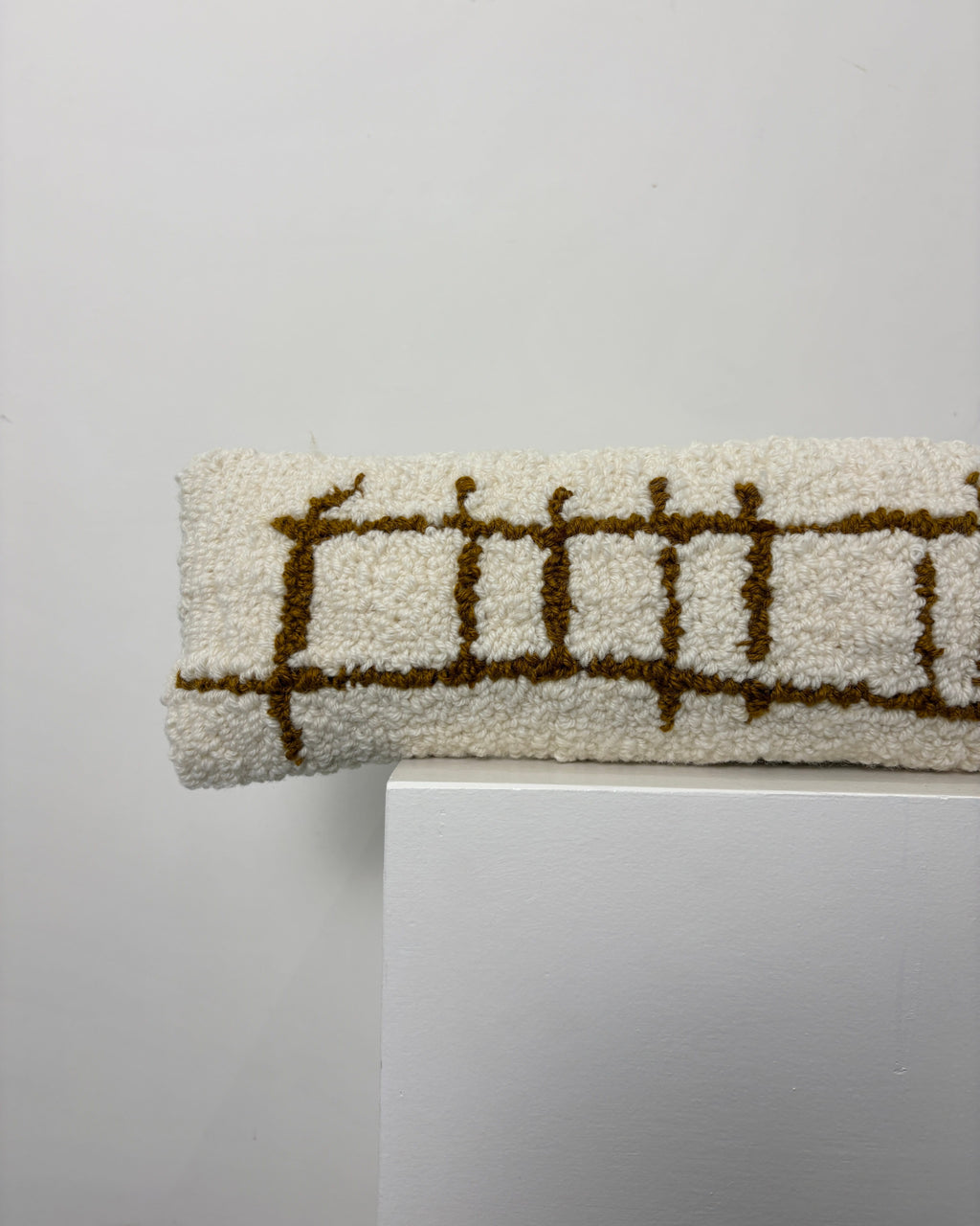 'Elongated Ladder' | Tufted Long Rectangle Cushion