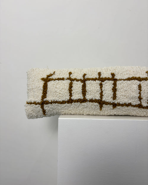 'Elongated Ladder' | Tufted Long Rectangle Cushion