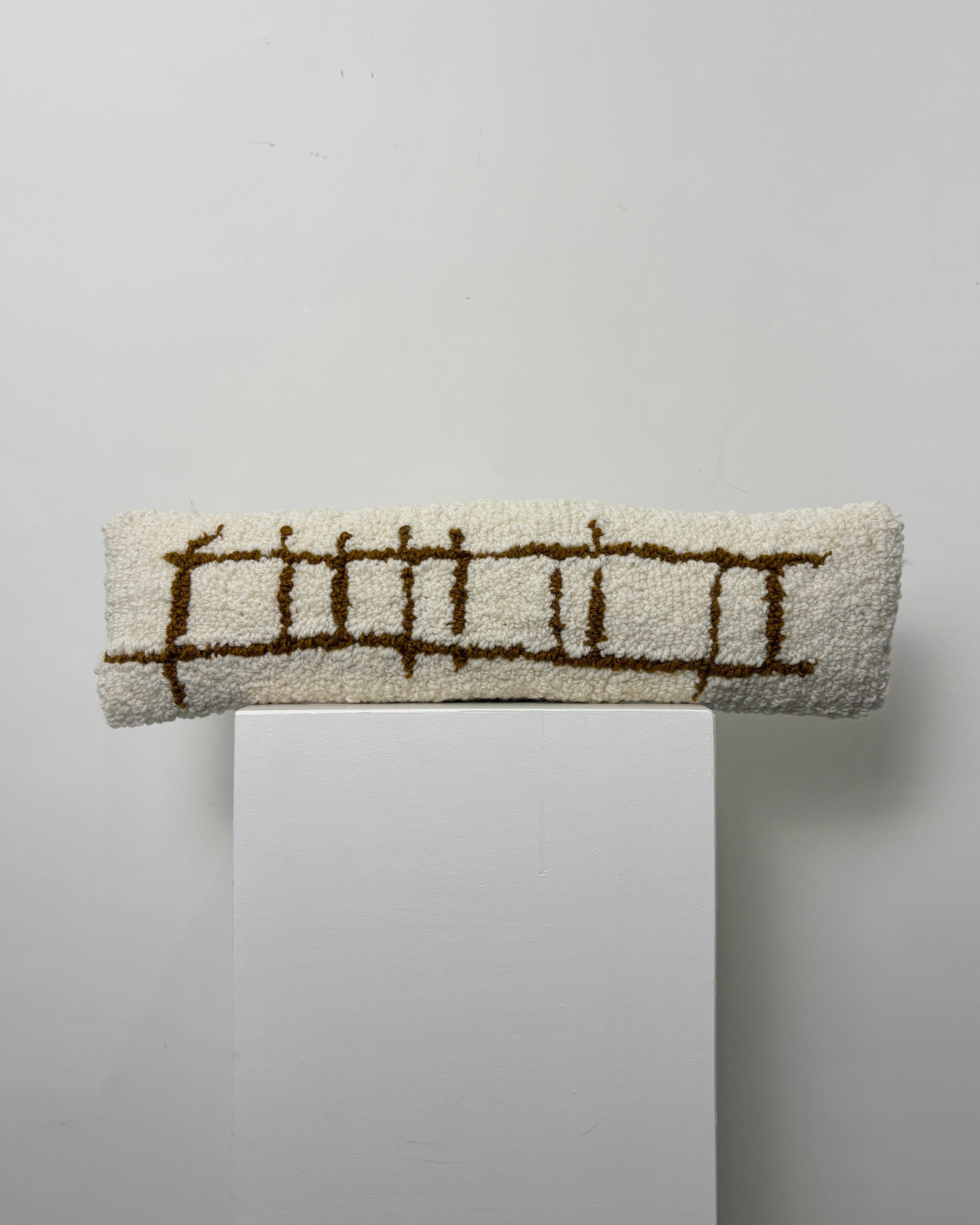 'Elongated Ladder' | Tufted Long Rectangle Cushion