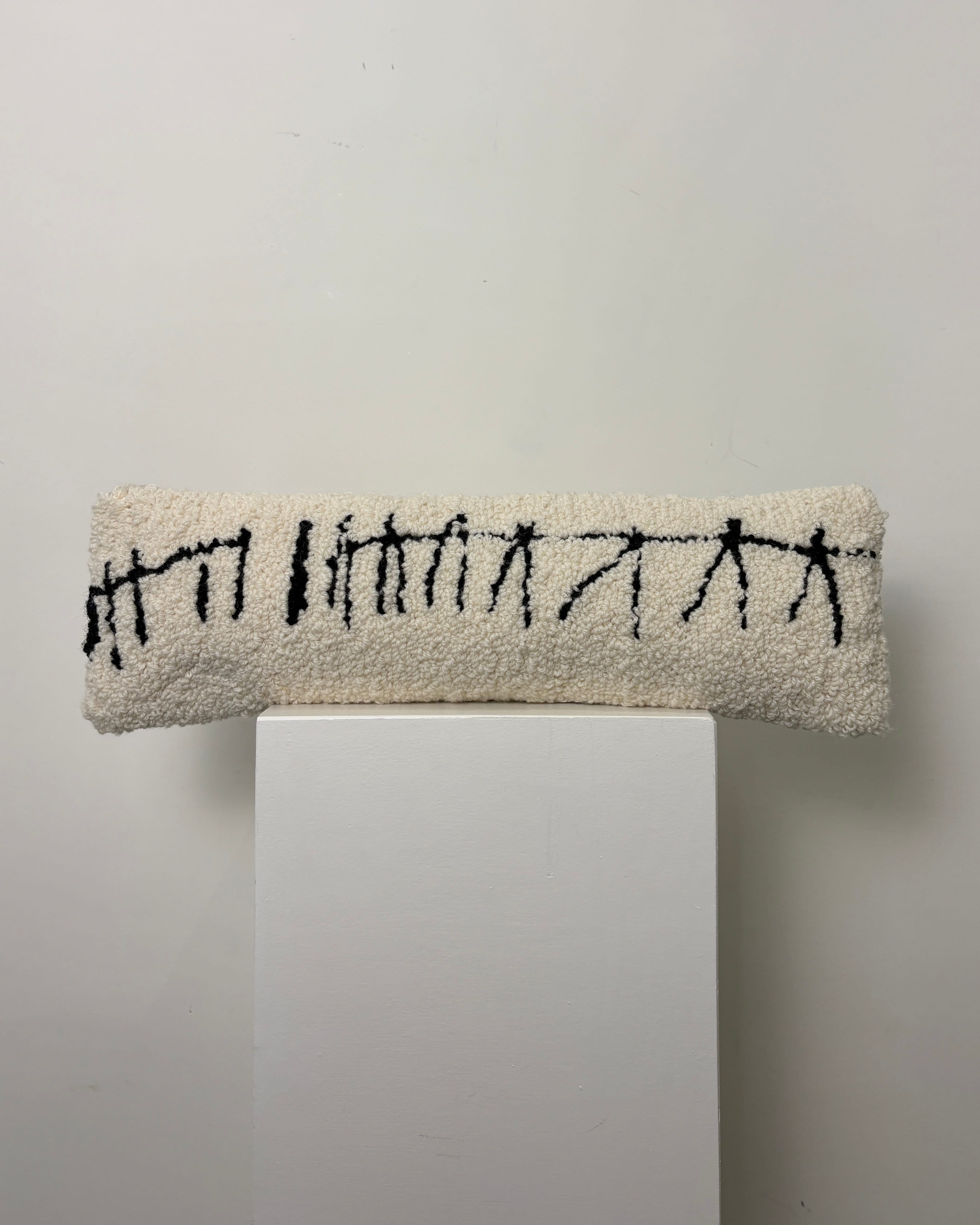 'Fencelines 02' | Tufted Long Rectangle Cushion