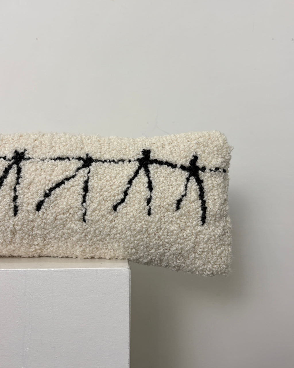 'Fencelines 02' | Tufted Long Rectangle Cushion
