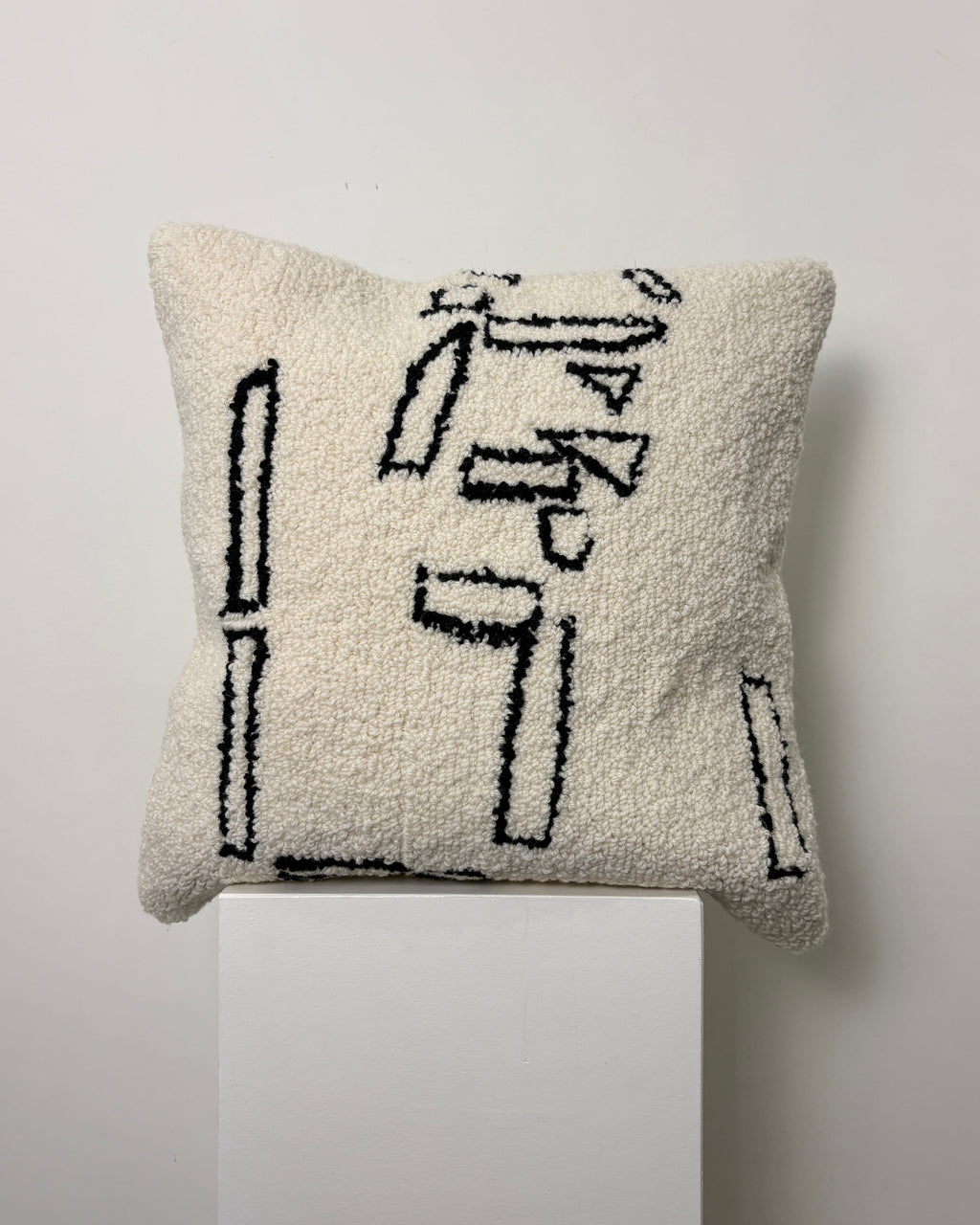 'Fragments' | Tufted Square Cushion