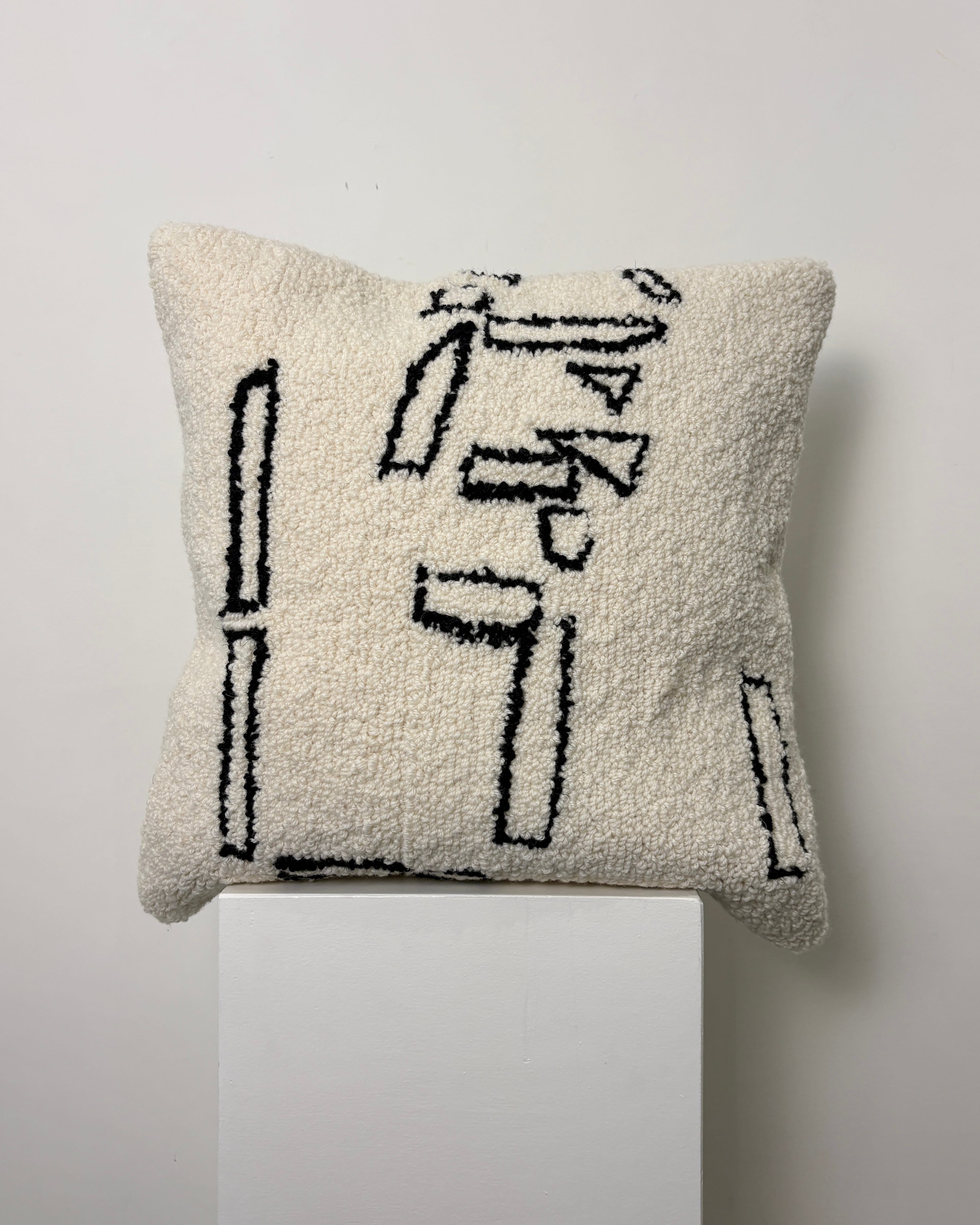 'Fragments' | Tufted Square Cushion