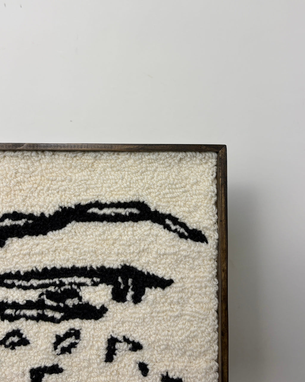 'Landscape Lines' | Framed Tufted Wall Piece
