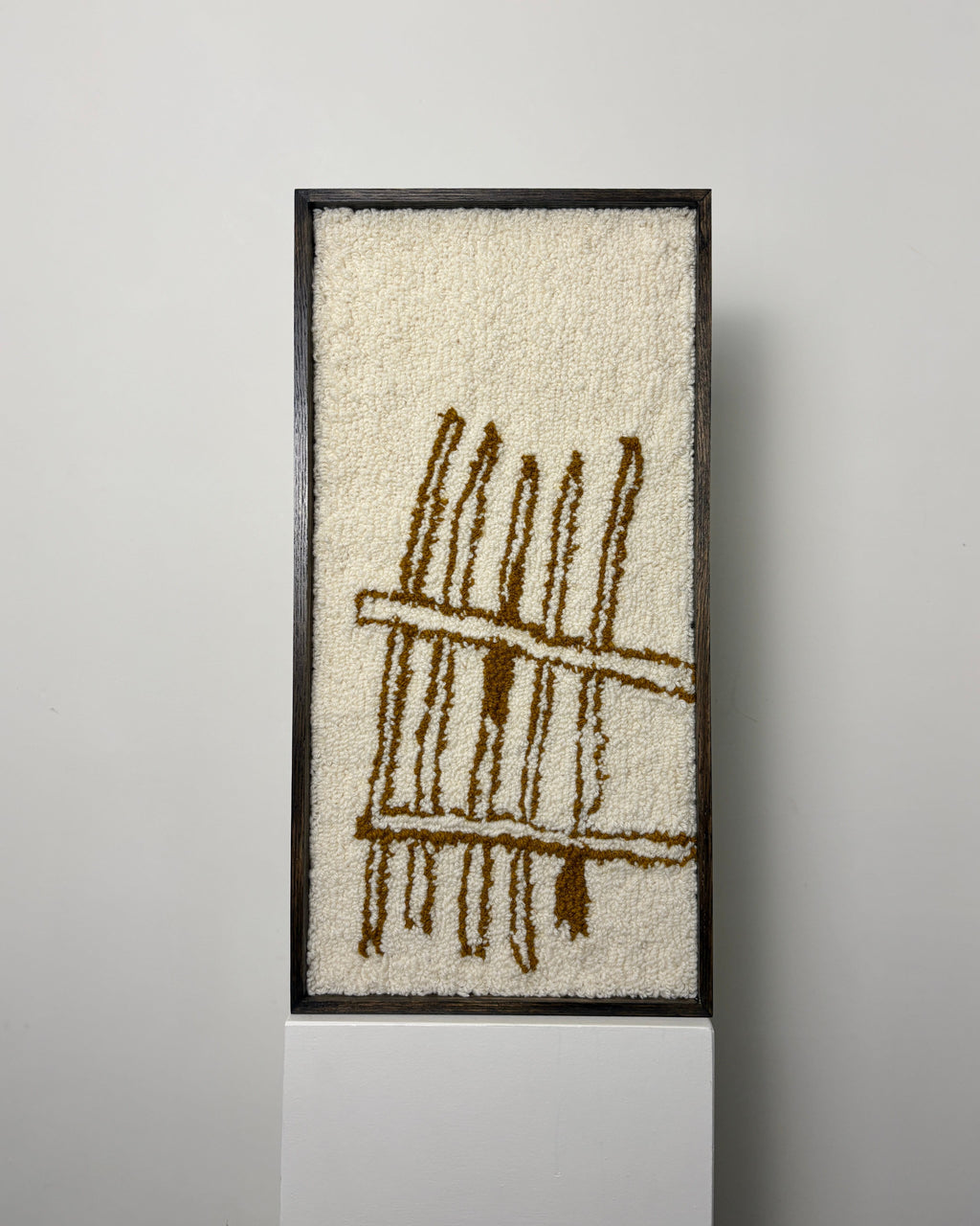 'Lattice' | Framed Tufted Wall Piece