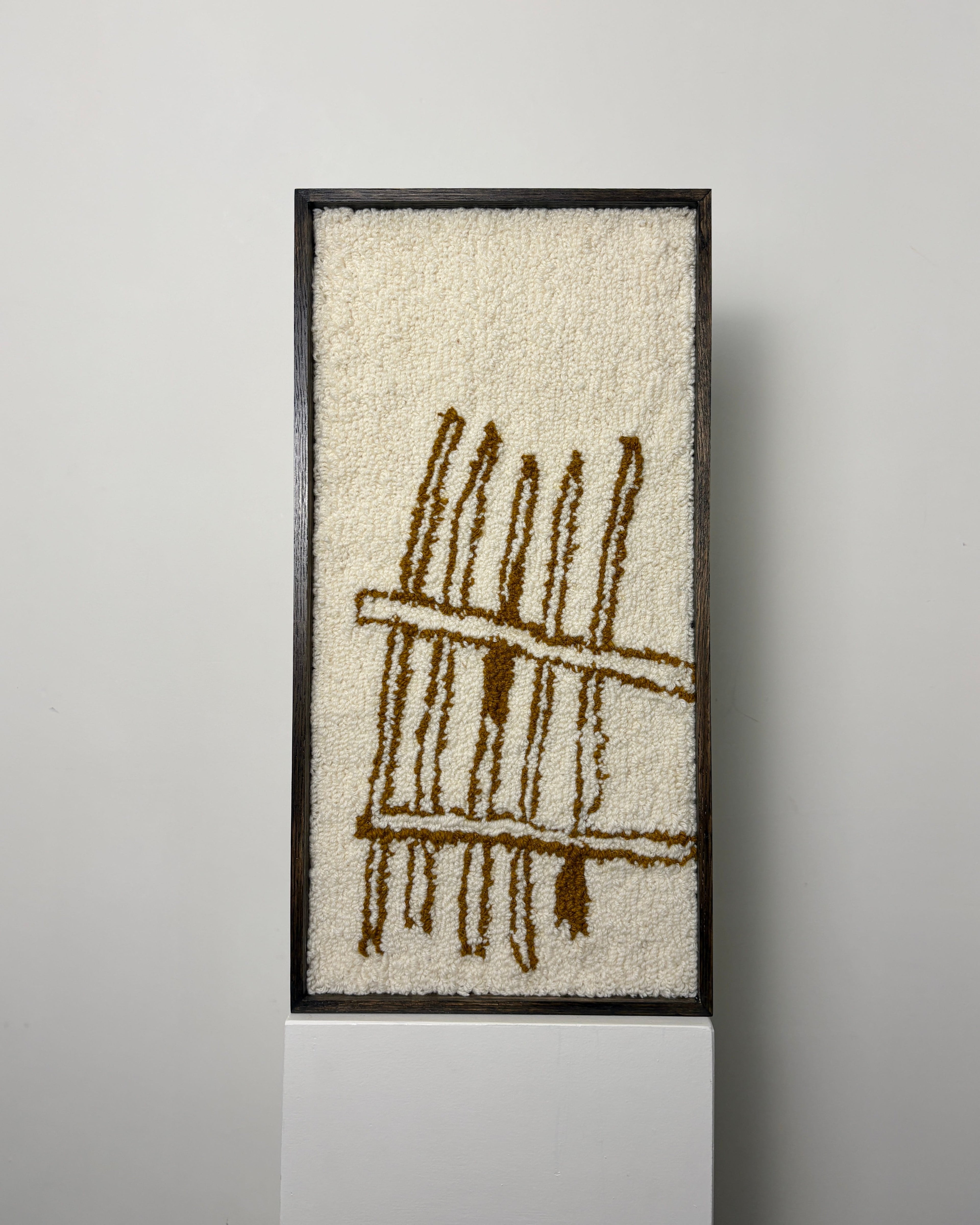 'Lattice' | Framed Tufted Wall Piece