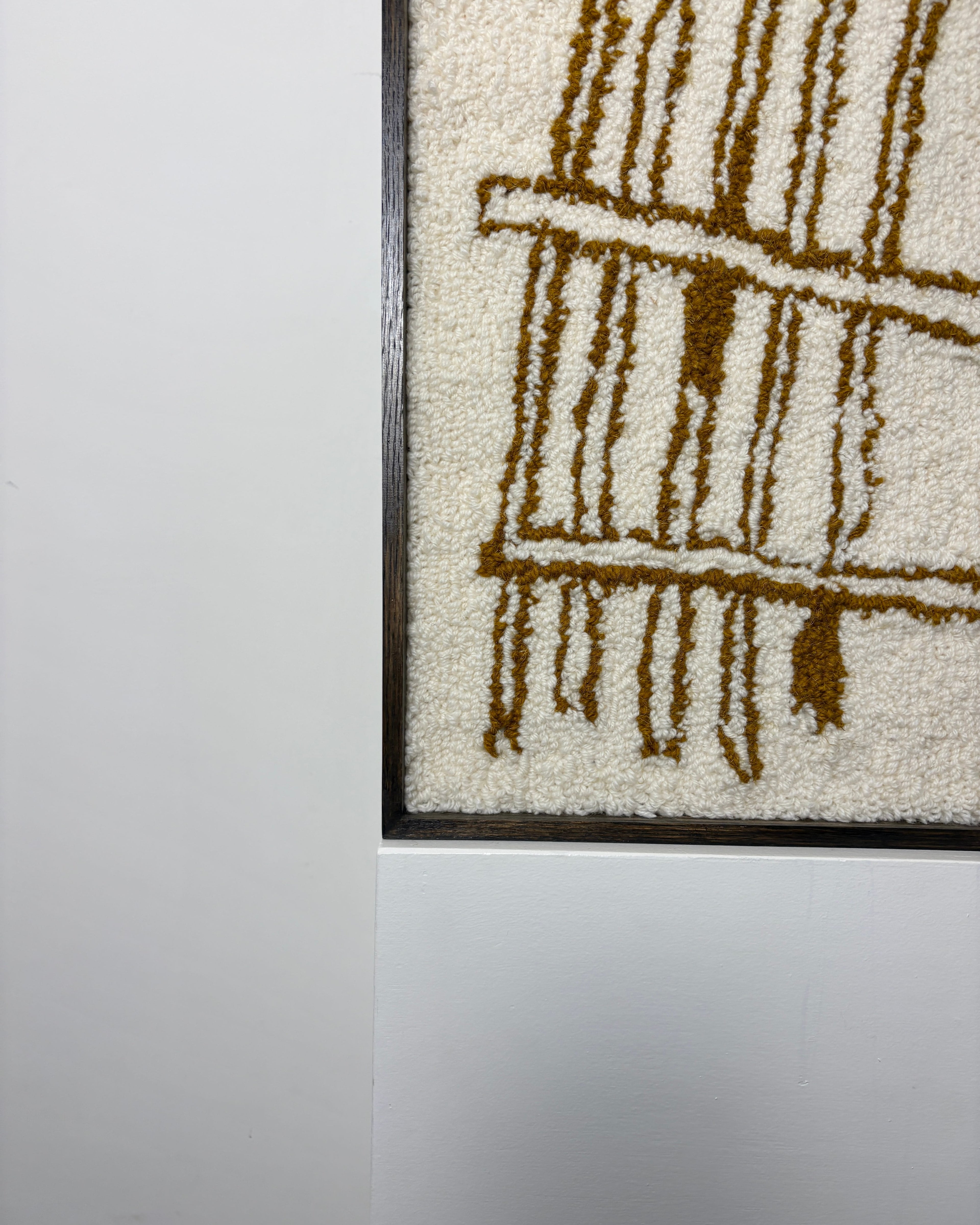 'Lattice' | Framed Tufted Wall Piece